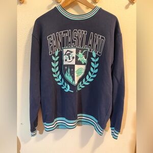 Disney Parks Sweater Fantasyland Adult Sz M (MEDIUM) Blue Dumbo Small World